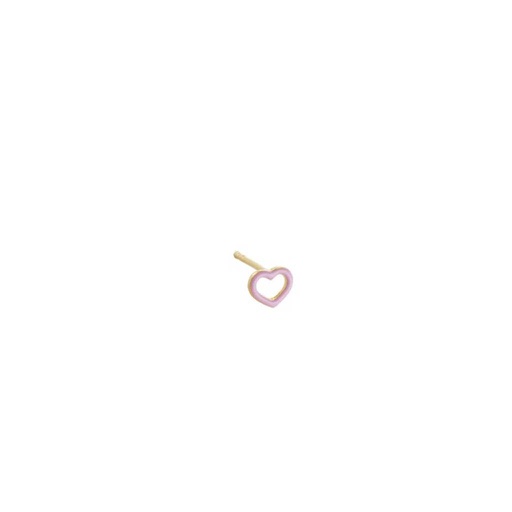 Love Enamel Stud (1Pcs)