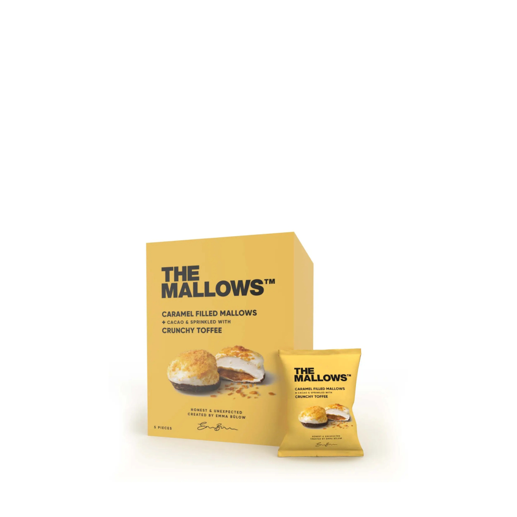 Caramel Filled Mallows + Crunchy Toffee 5 X 11G