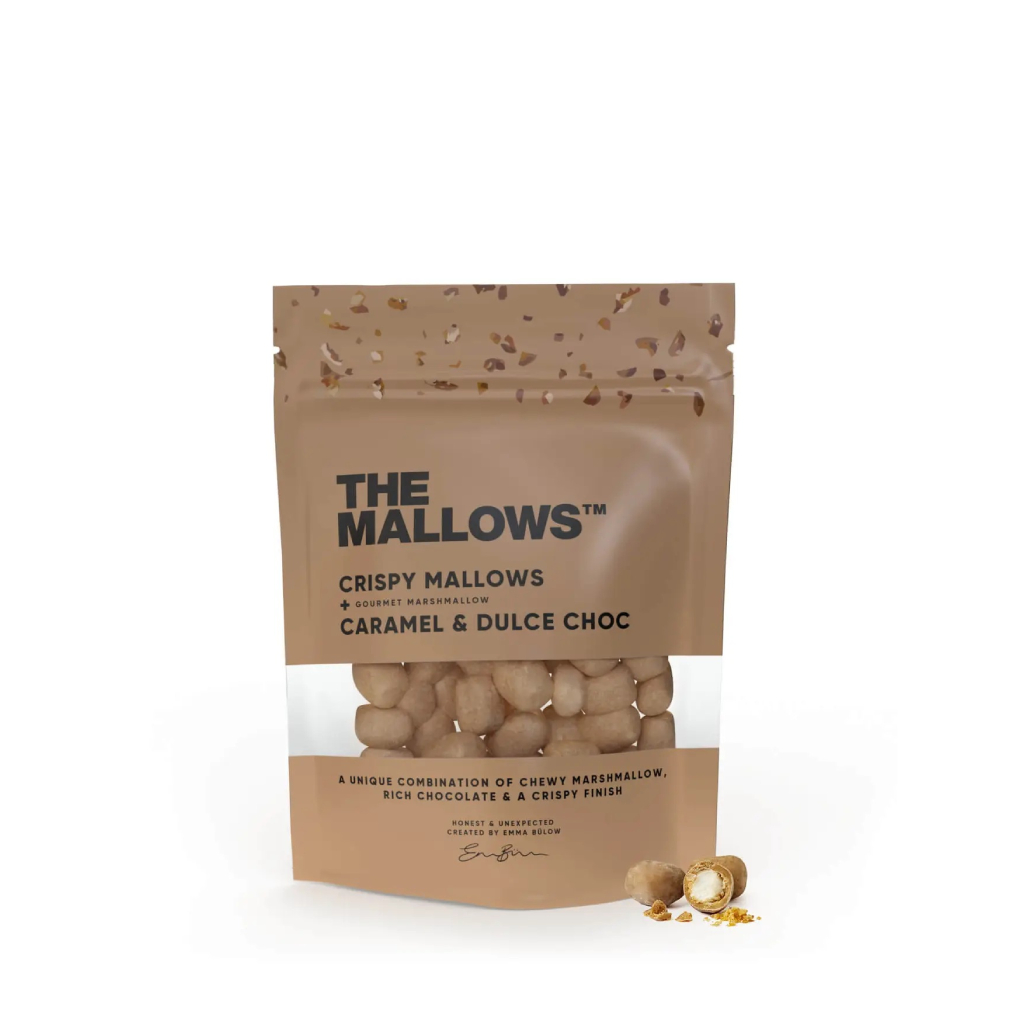 Crispy Mallows Caramel &amp; Dulce Choc 90g