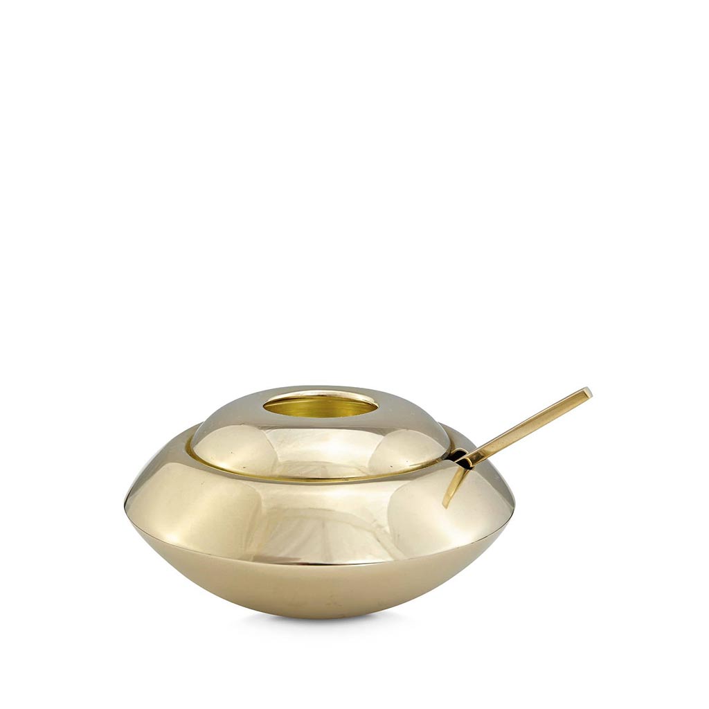 Form Sugar Bowl And Spoon