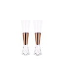 Tank Champagne Glasses, Set of 2