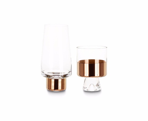 Tank High Ball Glasses, Set of 2