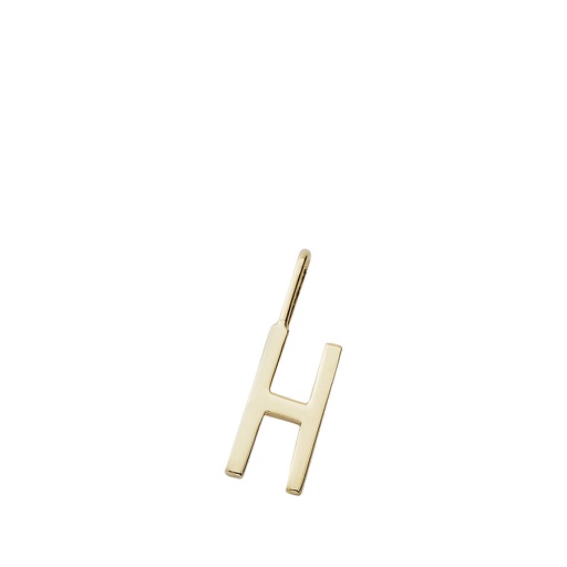 Gold Letter Charm 10mm