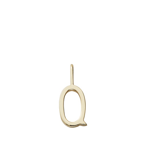 Gold Letter Charm 10mm