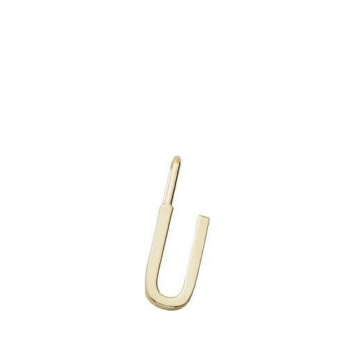 Gold Letter Charm 10mm