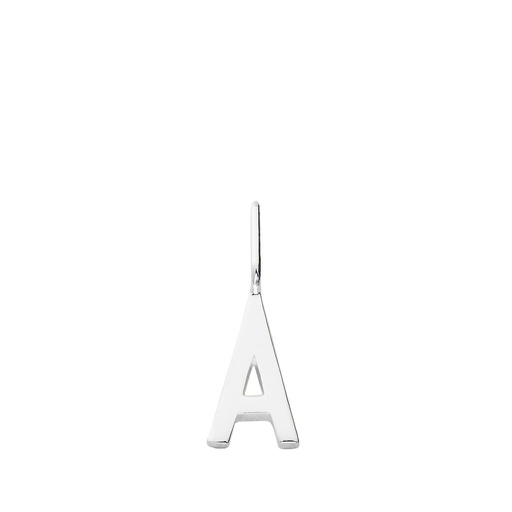 Silver Letter Charm - 10mm