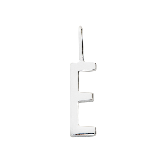 Silver Letter Charm - 10mm