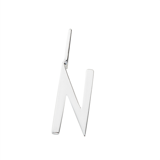 Silver Letter Charm - 10mm