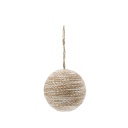 Off-White Yarny Ornaments