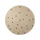 Jute Carpet - Black Dots