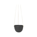 Speckle Hanging Pot, Large Black