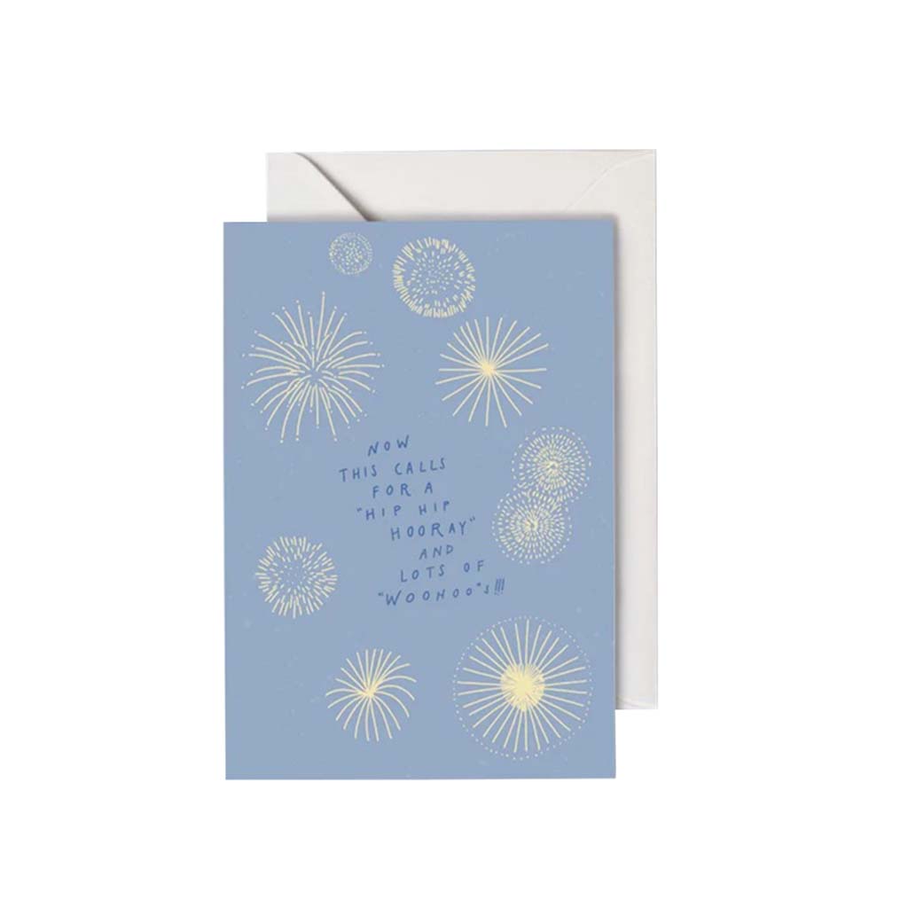 Hip Hip Hooray and lots of &quot;Woohoo&quot;s!, Greeting Card