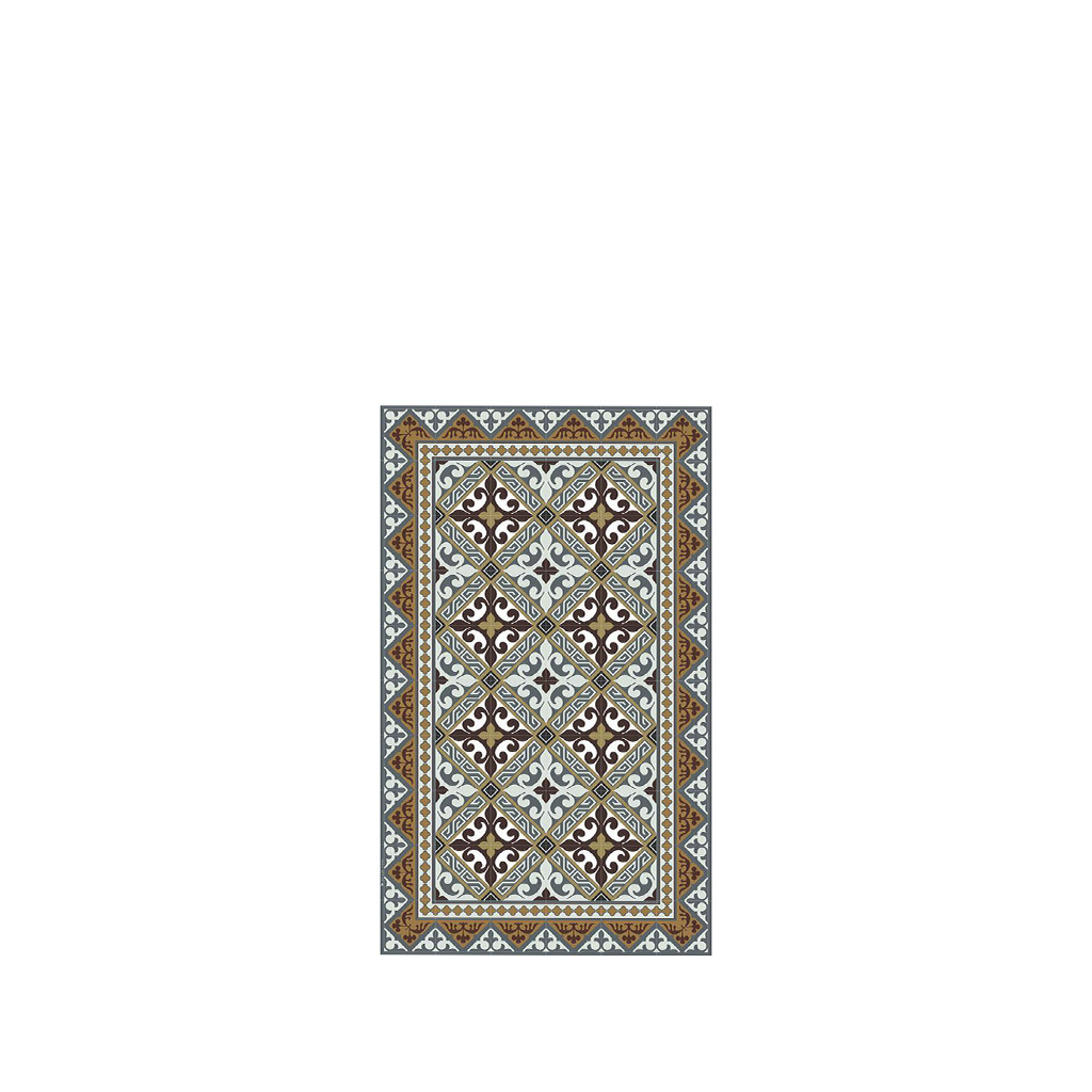 Vinyl Tile Floor Mat 50x120cm