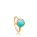 Round Amazonite Stilla Ring