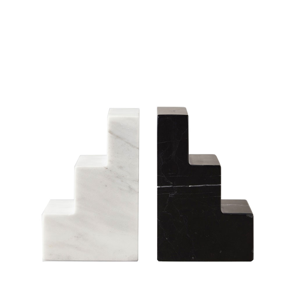 Bookend Stair Cube - Marble