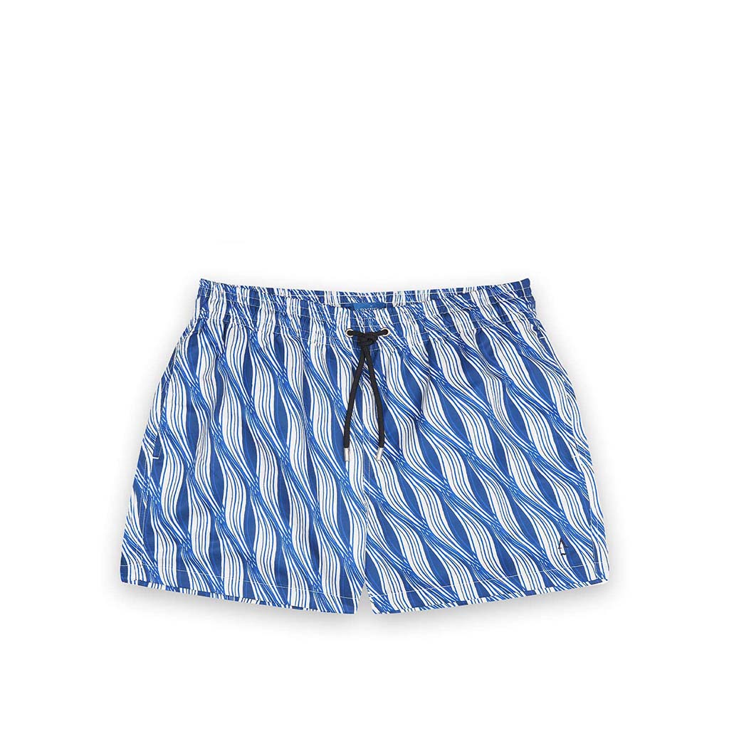 Vagues Swim Shorts, Blue Marine