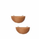 Braided Wall Pockets - Set of 2