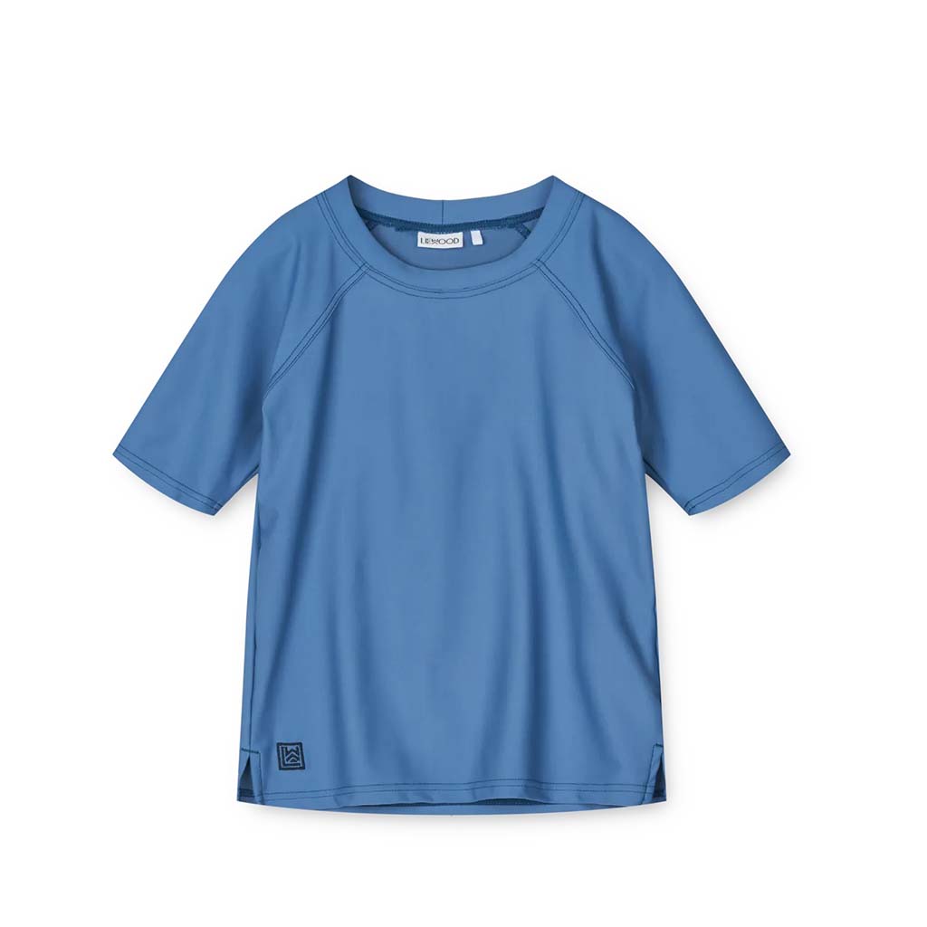 Noah Shortsleeve Swim Tee: Riverside