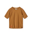 Noah Shortsleeve Swim Tee: Golden Caramel