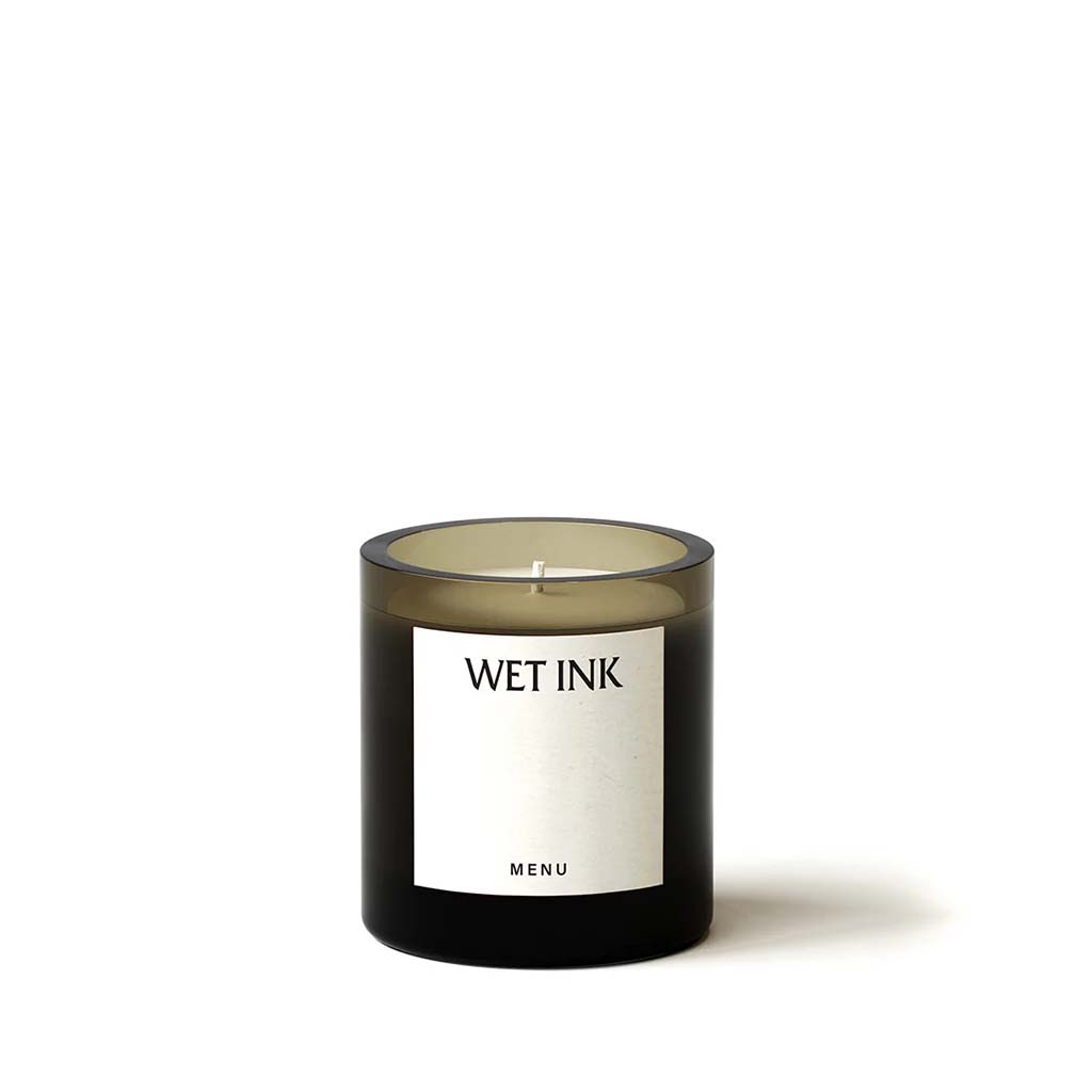 Olfacte Scented Candle, Wet Ink