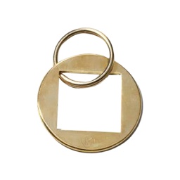 [STMO00400] Monocle Brass Keyring