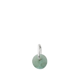 [FSDL01100] Stone Charm Silver