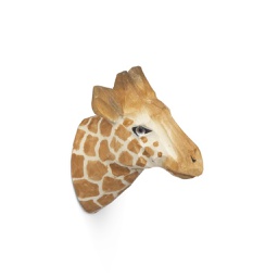[KDFM03400] Hand-Carved Giraffe Hook