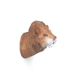 [KDFM03500] Hand-Carved Lion Hook