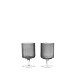 [TWFM00200] Ripple Wine Glasses, Set of 2