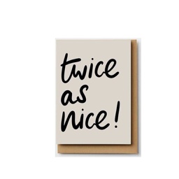 [STKS00600] Twice as nice! Card