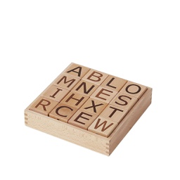 [KDKC03901] Wood Letter Blocks Neo
