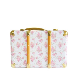 [KDAL06000] Mini Vintage Case, Floral Wreath White