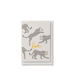 [STKS04500] Five, Greeting Card