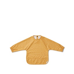 [KDLW10700] Merle Cape Bib, Confetti yellow mellow