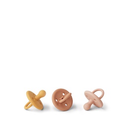 [KDLW11900] Paula pacifier 3-pack, Tuscany rose multi mix