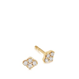 [FSAC12100] Mini Interstellar Cluster Diamond Stud Earrings