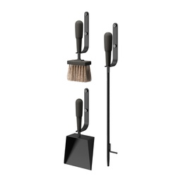 [HDEL00801] Fireplace Tool set Wall