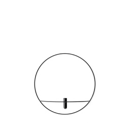 [HDMN01600] POV Circle Candle Holder