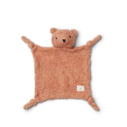 [KDLW15400] Lotte Cuddle Cloth Mr Bear Tuscany Rose