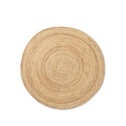 [HDFM18201] Eternal Round Jute Rug