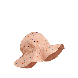 [KDLW24500] Amelia Reversible Sun Hat - Confetti/Pale tuscany mix