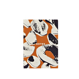 [ALCO04300] Mustard Shadow Animal A6 Flat Lay Notebook