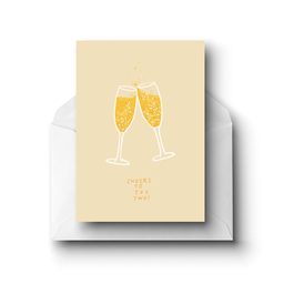 [STPS08000] Cheers To You Two, Greeting Card