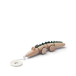[KDLW30701] Sidsel Pull Along Crocodile Toy