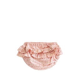 [KDAL09600] Ruffle Nappy Cover Posy Heart, 3-6 Months