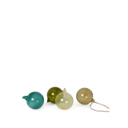 [SDFM02200] Glass Ornaments - M - Set of 4