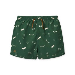 [KDLW36100] Duke Board Shorts: Skate/Garden Green