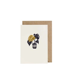 [STPB02500] Plant, Open Greeting Card