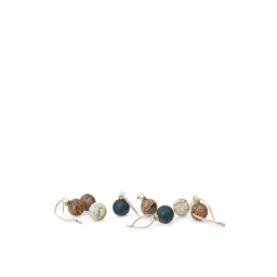 [SDFM04003] Marble Ornaments - S - Set of 8