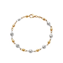 [FSAC19300] Gold and Silver Aurora Bracelet